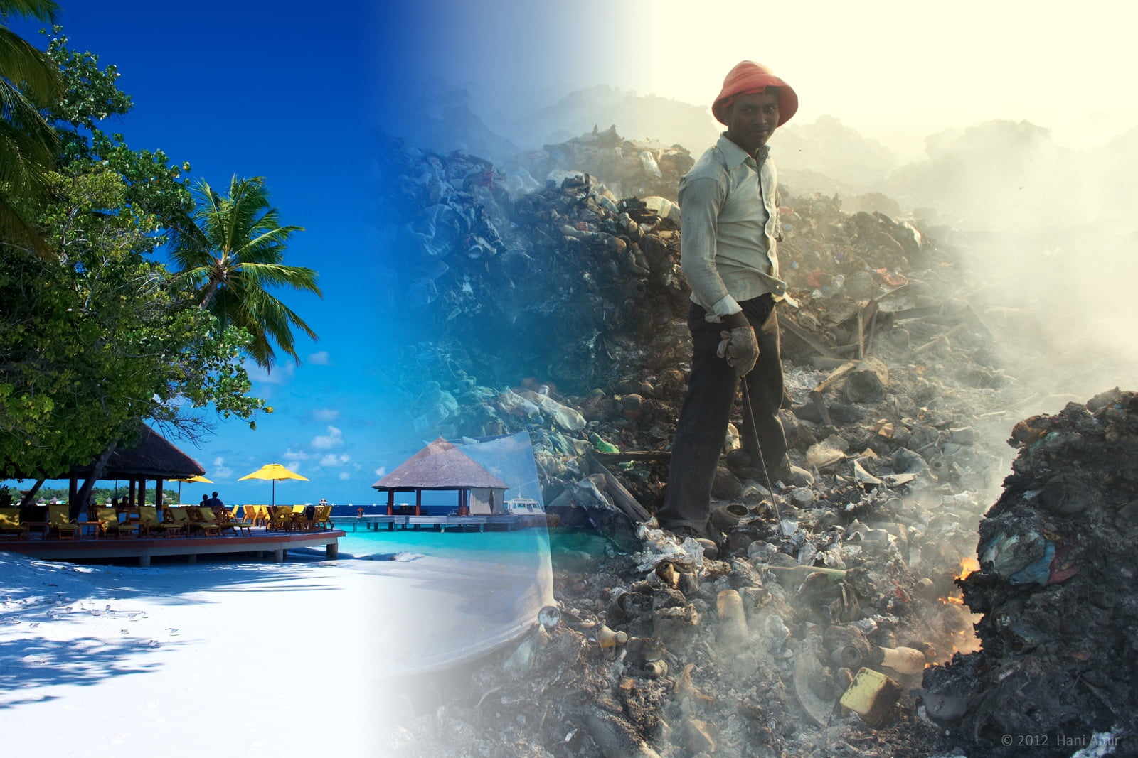 Abfallhölle auf den Malediven